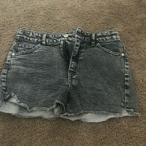 black target jean shorts